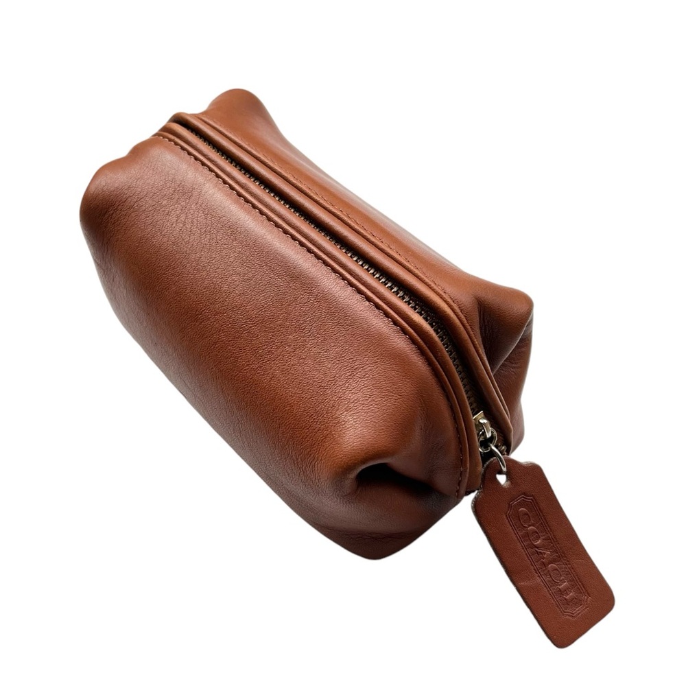 🐿️ Vintage Coach British Tan Cosmetic
Pouch 6913